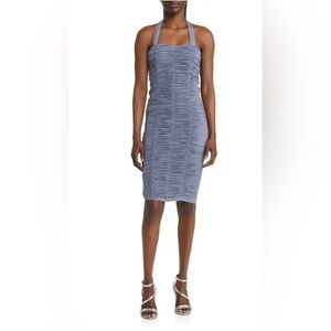 NWOT‎ Jump Apparel Shirred Midi Halter Dress Size S
